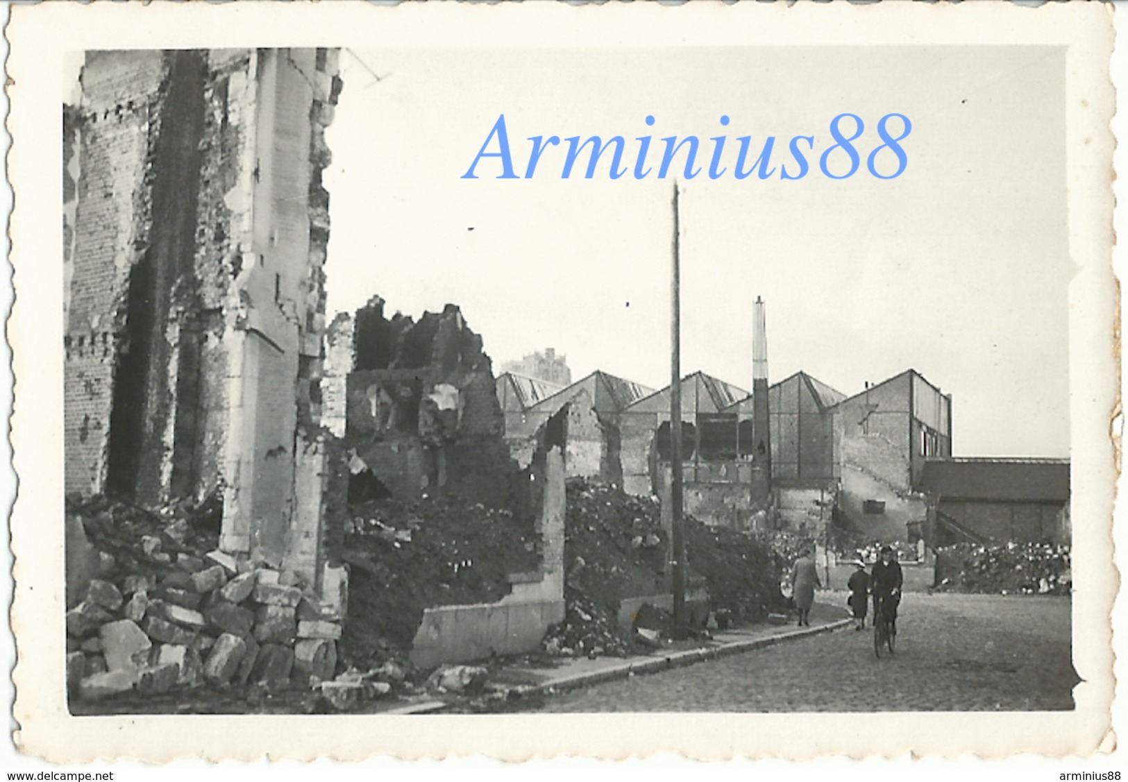 Campagne De France 1940 - Somme - Abbeville - Quartier Des Halles - Collégiale Saint-Vulfran - Wehrmacht - Westfeldzug - Guerre, Militaire