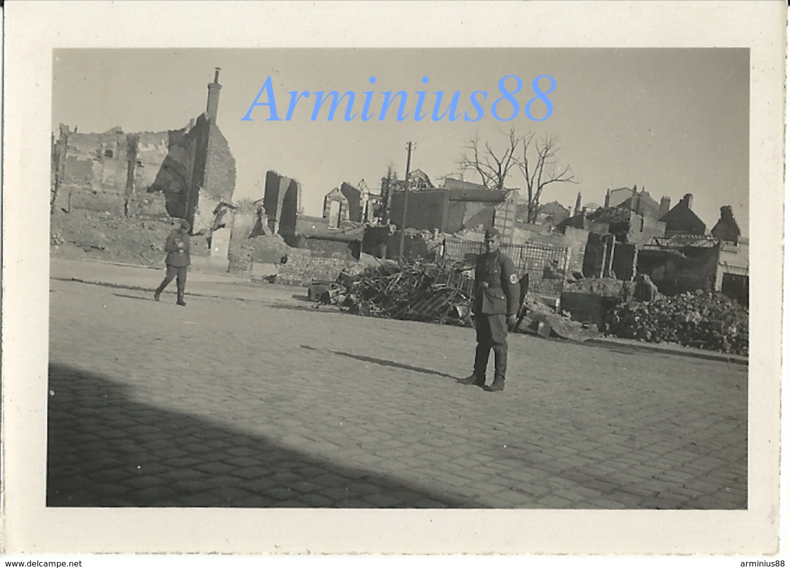 Campagne De France 1940 - Somme - Abbeville - Quartier Autour De La Collégiale Saint-Vulfran - Wehrmacht - Westfeldzug - War, Military