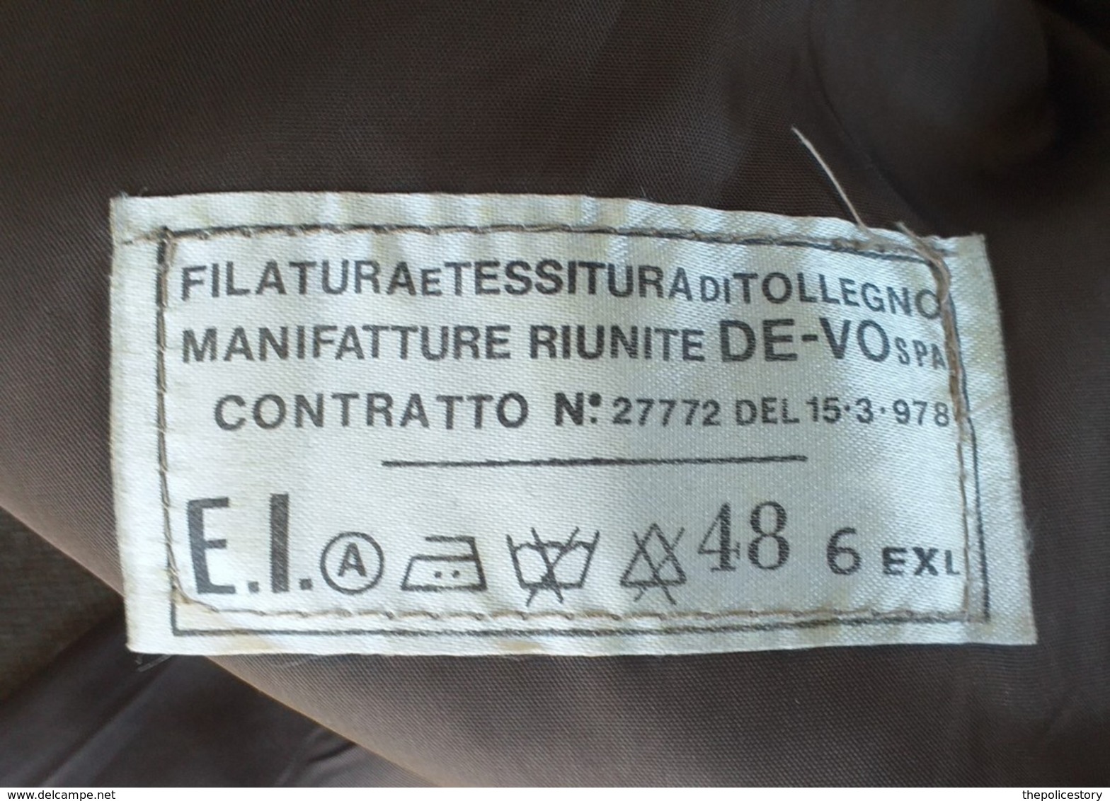 Giacca Pantaloni Camicia Cravatta M71 E.I. Caporale Bersaglieri 1978 Tg.48 - Uniformen