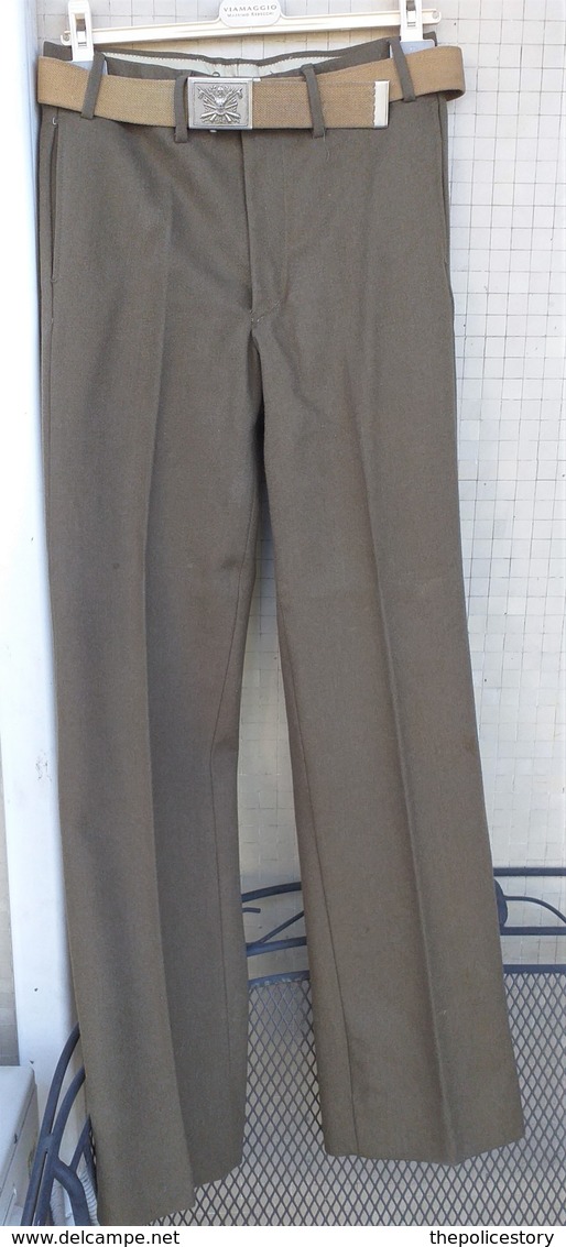 Giacca pantaloni camicia cravatta M71 E.I. Caporale Bersaglieri 1978 tg.48