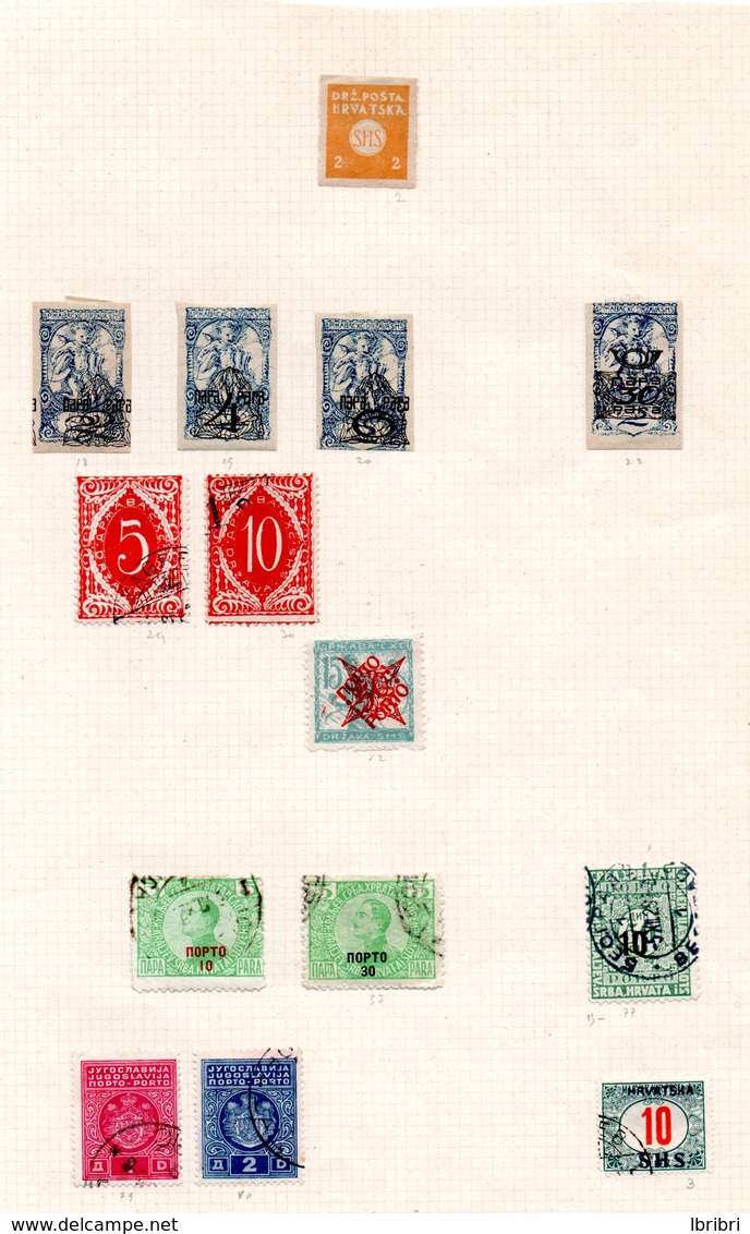 LOT DE YOUGOSLAVIE NEUF AVEC CHARNIERE ET OBL - Collections, Lots & Series