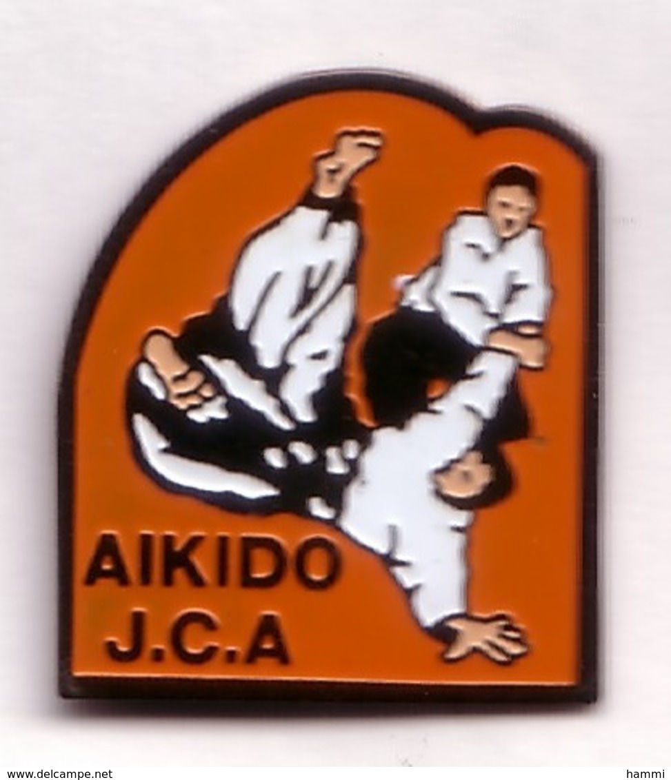 C147 Pin's Arts Martiaux AÏKIDO JCA AGEN Lot Garonne Achat Immédiat - Judo