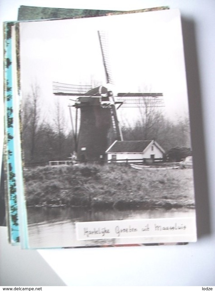 Nederland Holland Pays Bas Maassluis Met Fraaie Molen - Maassluis