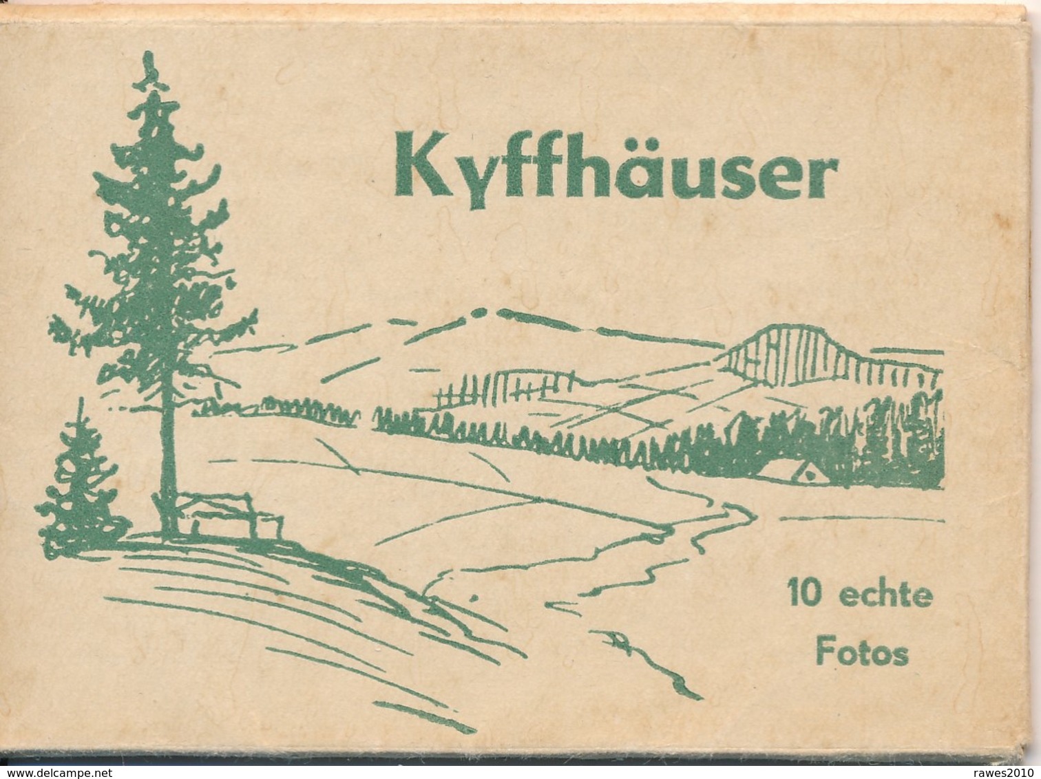 DDR Kyffhäuser / Thüringen 10 Echte Fotos VEB Bild Und Heimat Reichenbach 1975 - Kyffhäuser