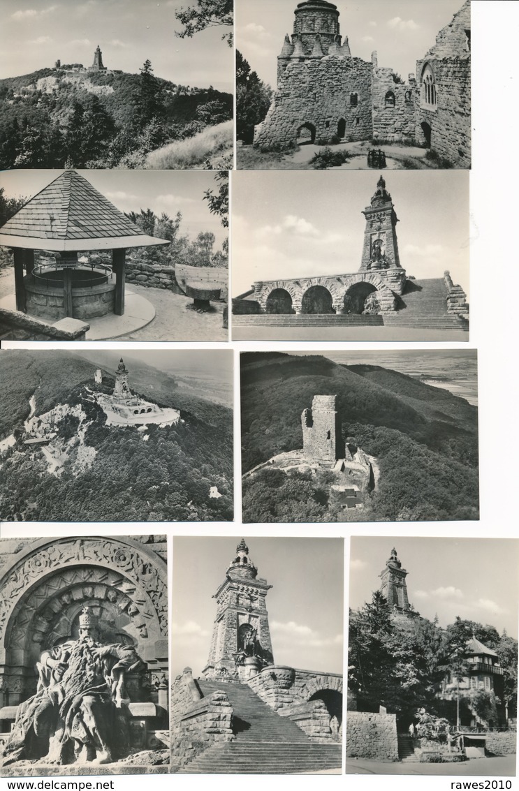 DDR Kyffhäuser / Thüringen 10 Echte Fotos VEB Bild Und Heimat Reichenbach 1975 - Kyffhaeuser