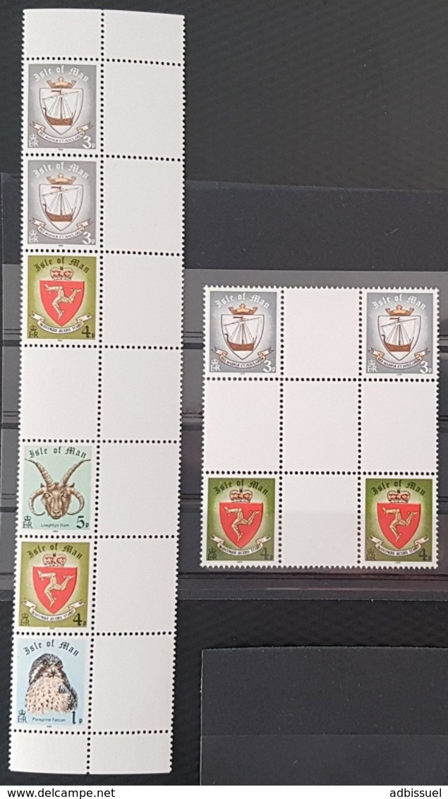 ILE DE MAN / ISLE OF MAN 1979 + 1980  N° 137 + 138 + 166 + 167 + 168 + 169 ** MNH. TB/VG. Voir Détail/See Descripion - Isle Of Man