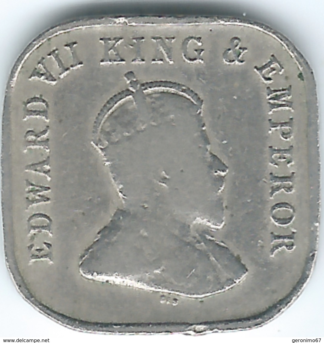 Ceylon - George V -  1910 - 5 Cents - KM103 - Sri Lanka