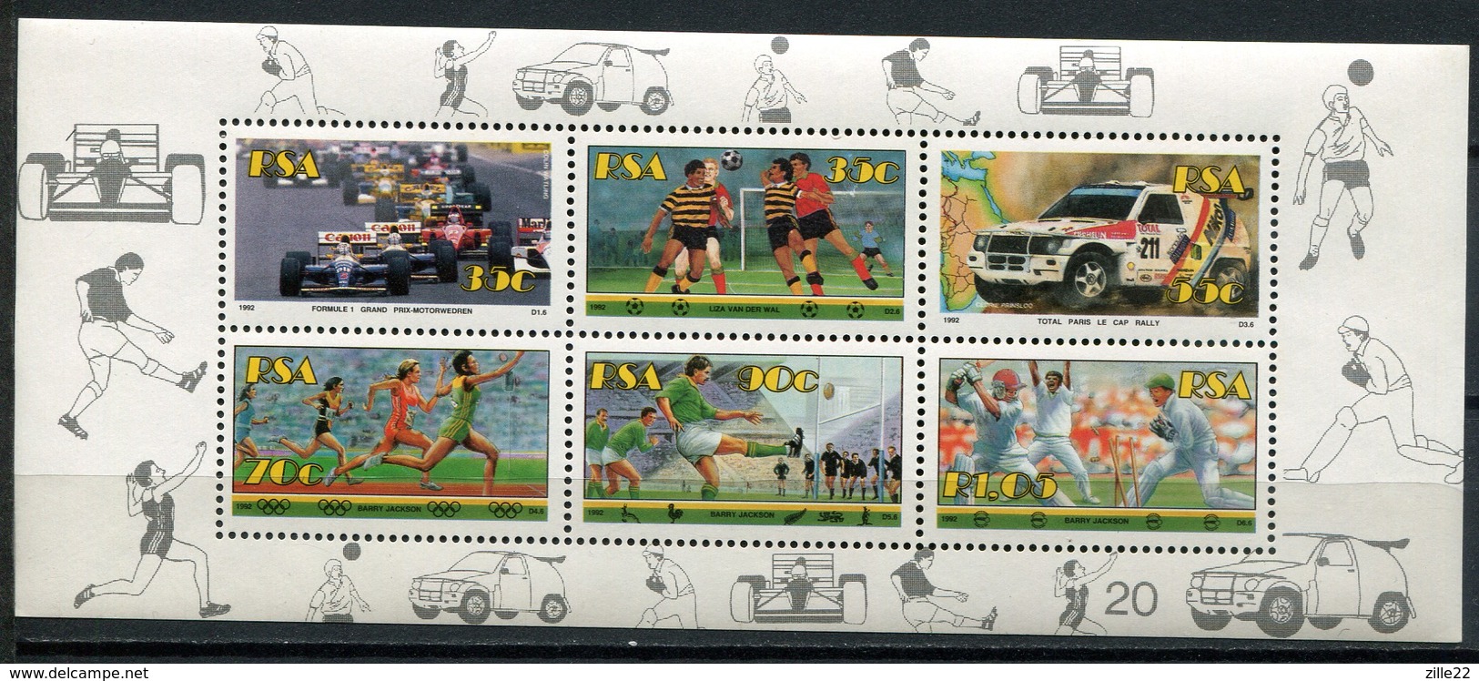 Südafrika Mi# Block 29 Postfrisch/MNH - Sports - Hojas Bloque