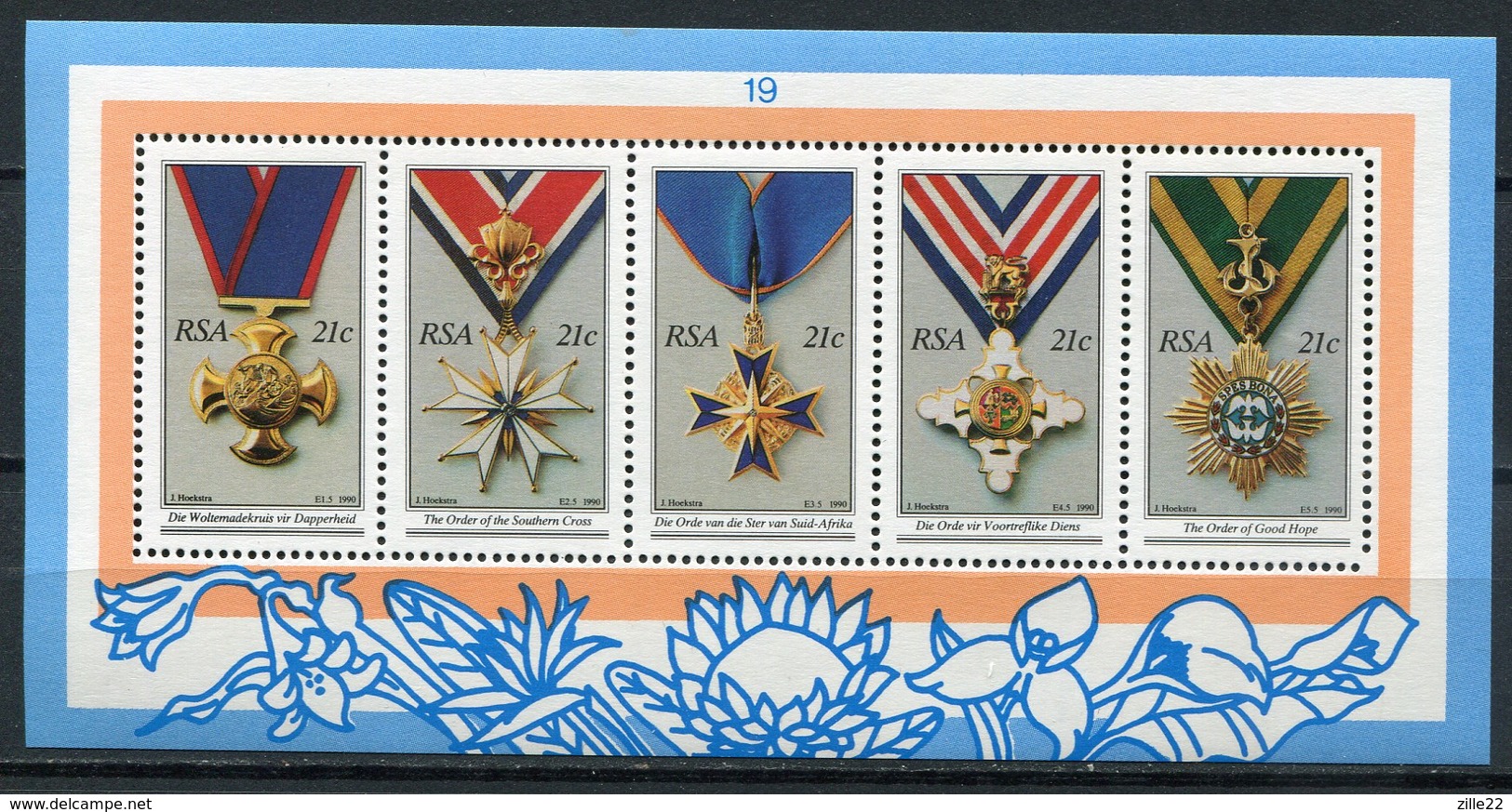 Südafrika Mi# Block 26 Postfrisch/MNH - Military Decorations - Blocks & Sheetlets