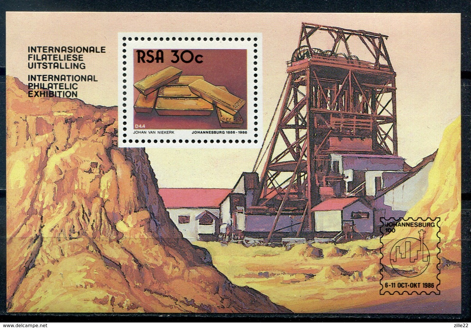 Südafrika Mi# Block 18 Postfrisch/MNH - Mining - Blocs-feuillets