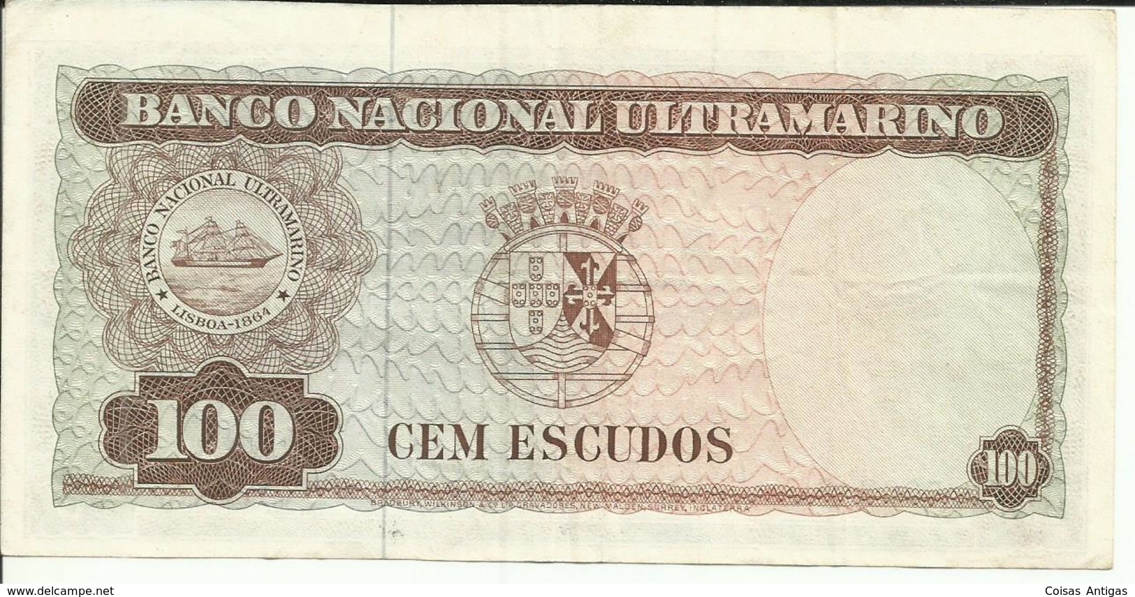 Nota 100 Escudos 25-04-1963 Timor - Timor