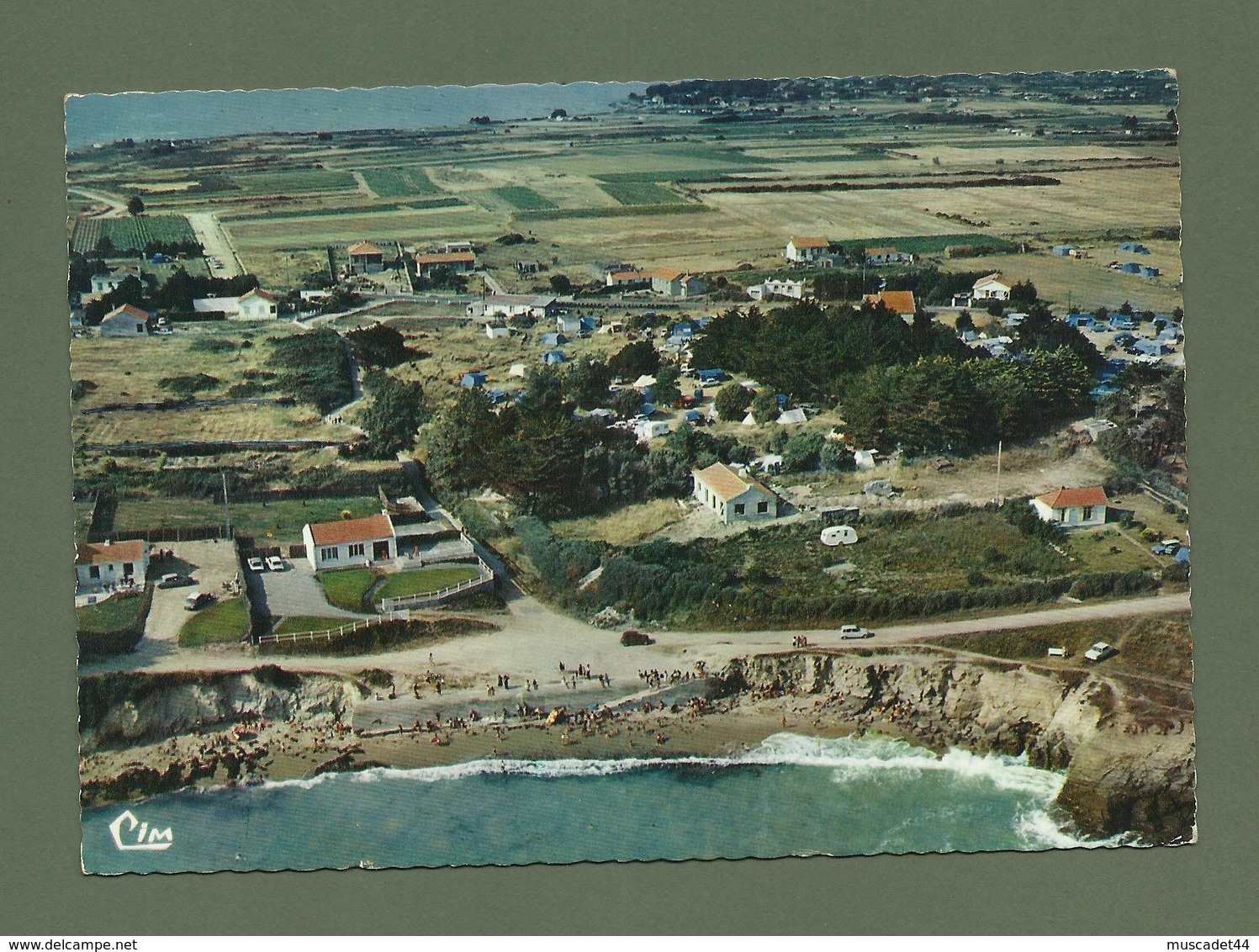 CARTE POSTALE 44 LOIRE ATLANTIQUE PREFAILLES VUE AERIENNE LA REZE - Préfailles