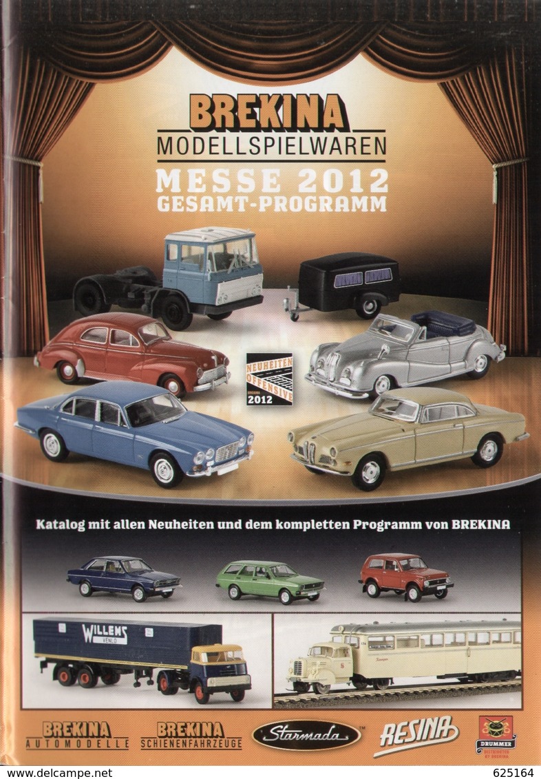 Catalogue BREKINA Modellspielwaren Messe 2012 Gesamt Programm - Catalogues