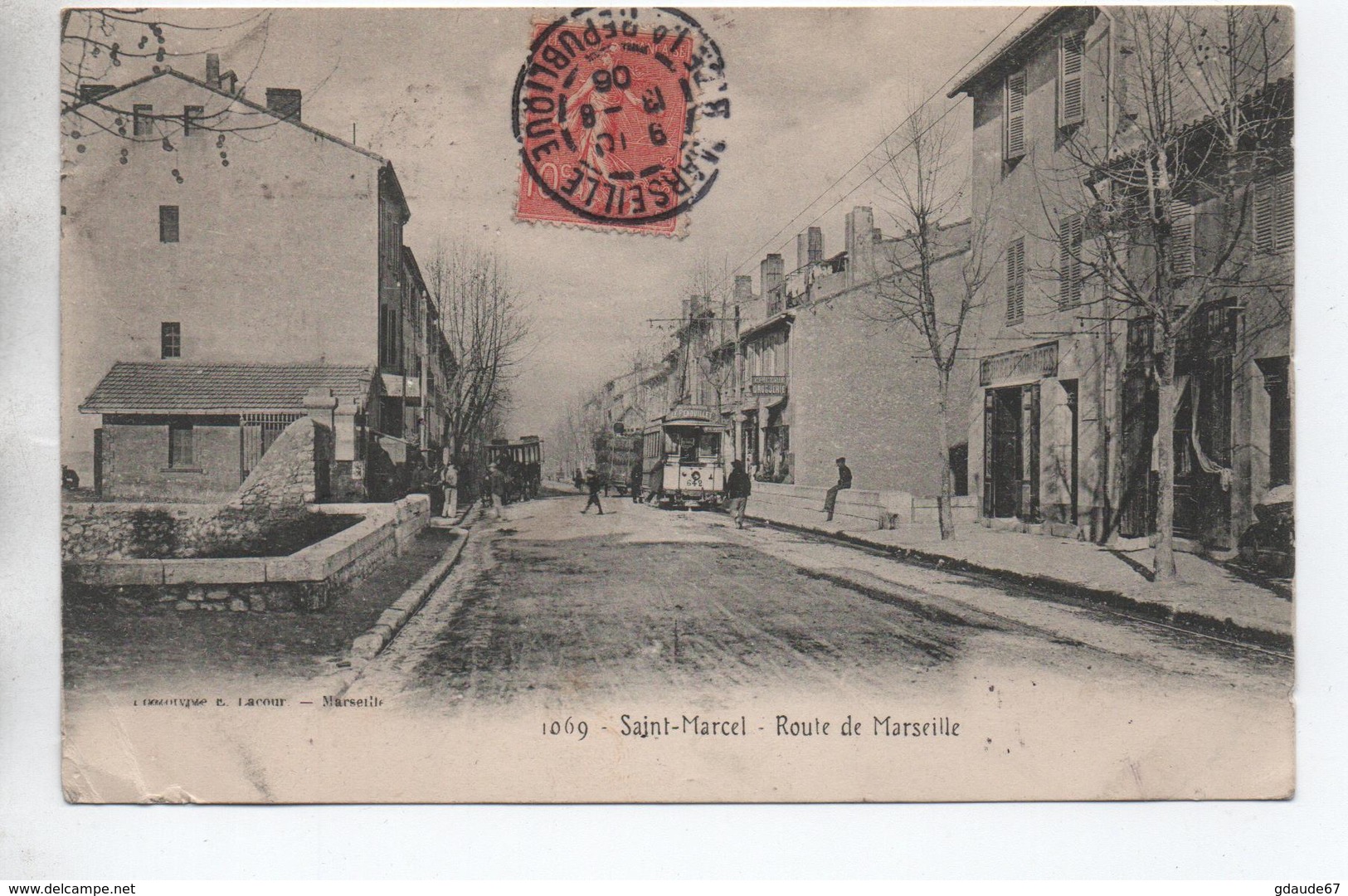 MARSEILLE / SAINT MARCEL (13) - ROUTE DE MARSEILLE - TRAM - Saint Marcel, La Barasse, St Menet