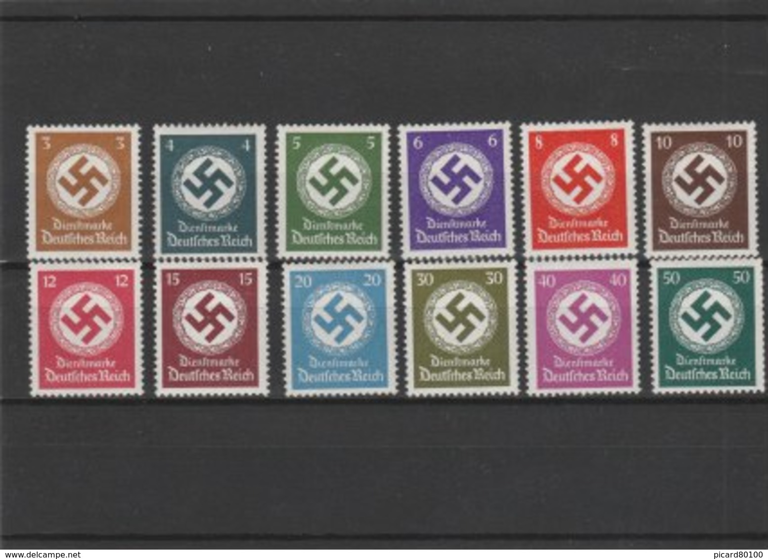 SERVICE**LUXE N° 127/138 COTE Y&T 2011 = 38.00 EUROS - Unused Stamps