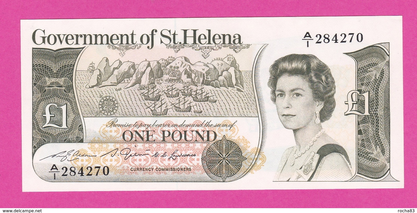 SAINT HELENE  Billet 1 Pound ( 1982 ) Sign 2 Pick 9 NEUF - Sint-Helena