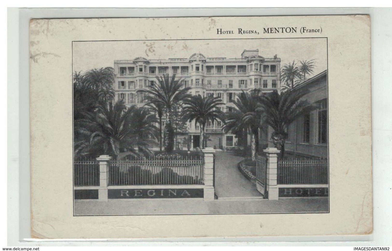 06 MENTON HOTEL REGINA - Menton