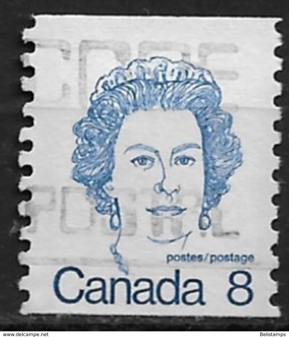 Canada 1974. Scott #604 (U) Queen Elizabeth II - Roulettes