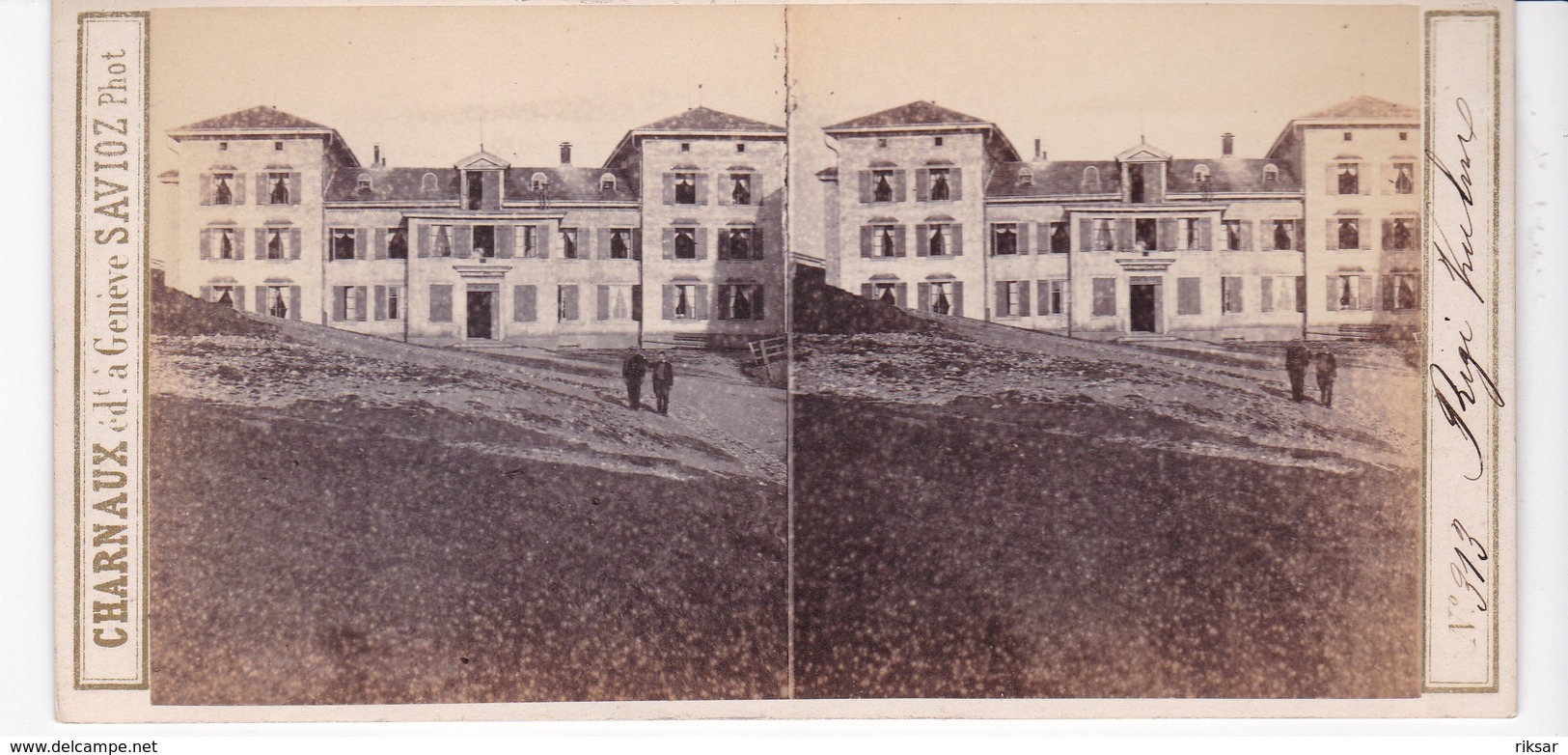 RIGI KULM(SUISSE) CARTE STEREO CARTONNEE - Stereoscopio