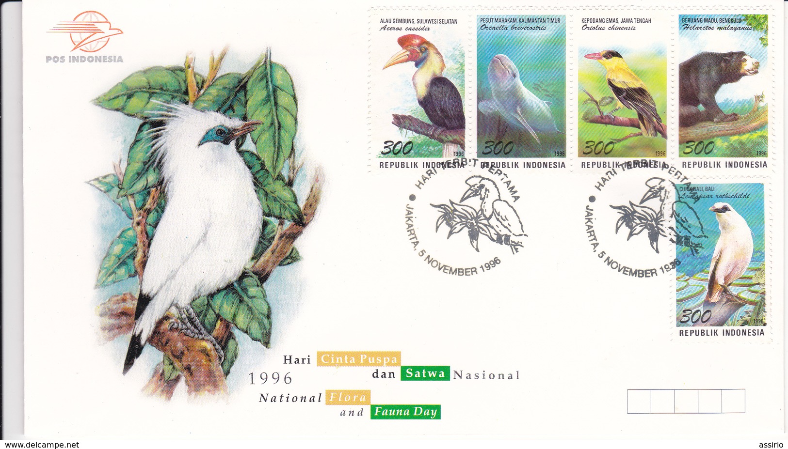 Selos  Temas 2 Fdc  Aves Indonesia - Columbiformes