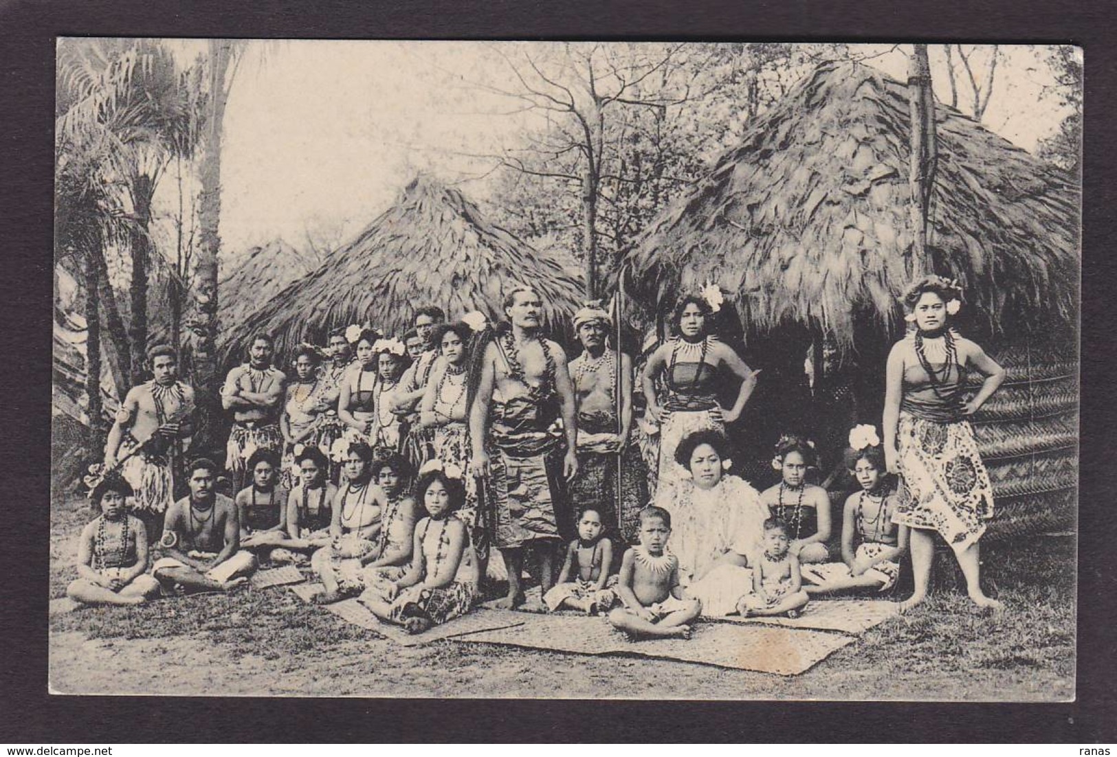 CPA Samoa Océanie Type écrite - Samoa