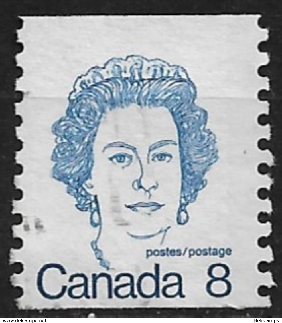 Canada 1974. Scott #604 (U) Queen Elizabeth II - Coil Stamps