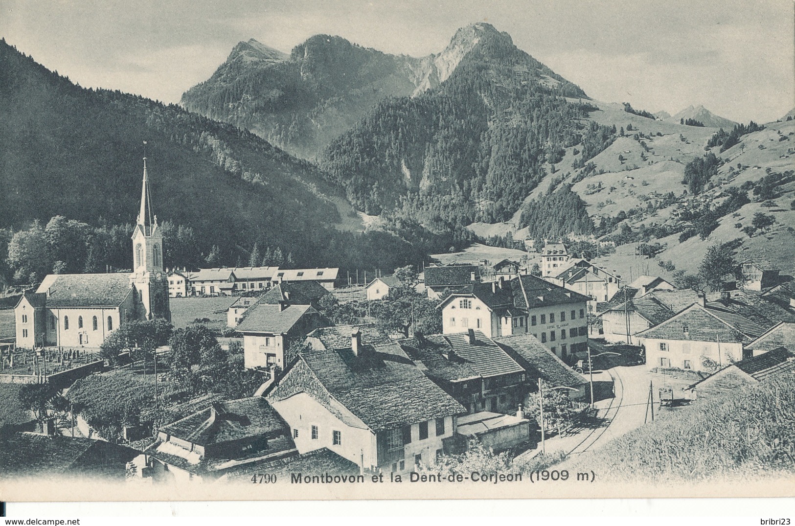 Suisse-MONTBOVON ET DENT DE CORJON - Montbovon