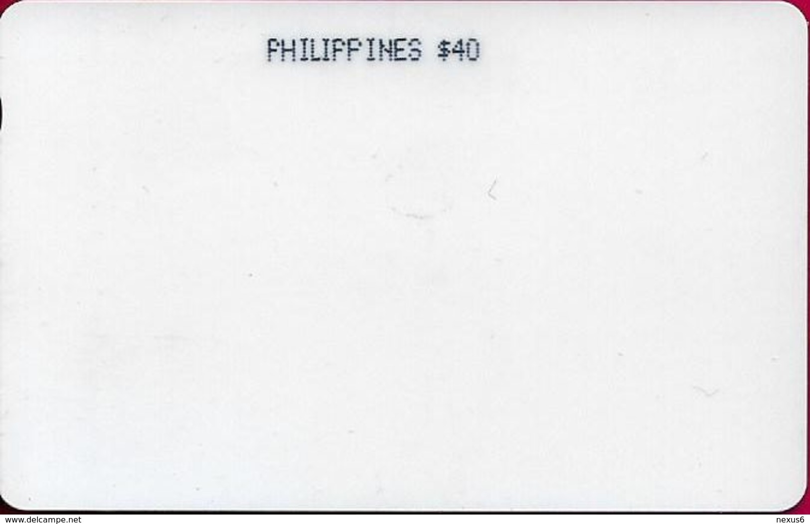 Philippines - White GPT Test - 44GPTA - $40, 100ex, Used - Philippinen