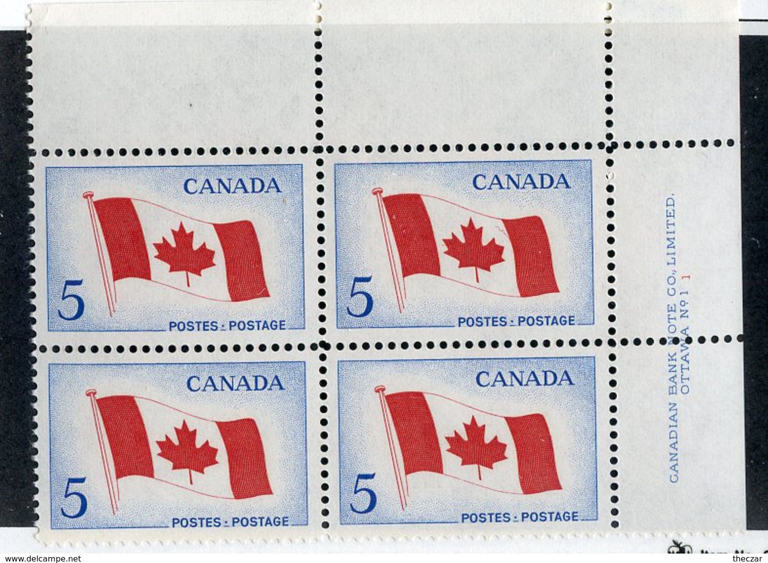 C- 407  Canada 1966 Scott# 439** (cat.$1.75) - Neufs