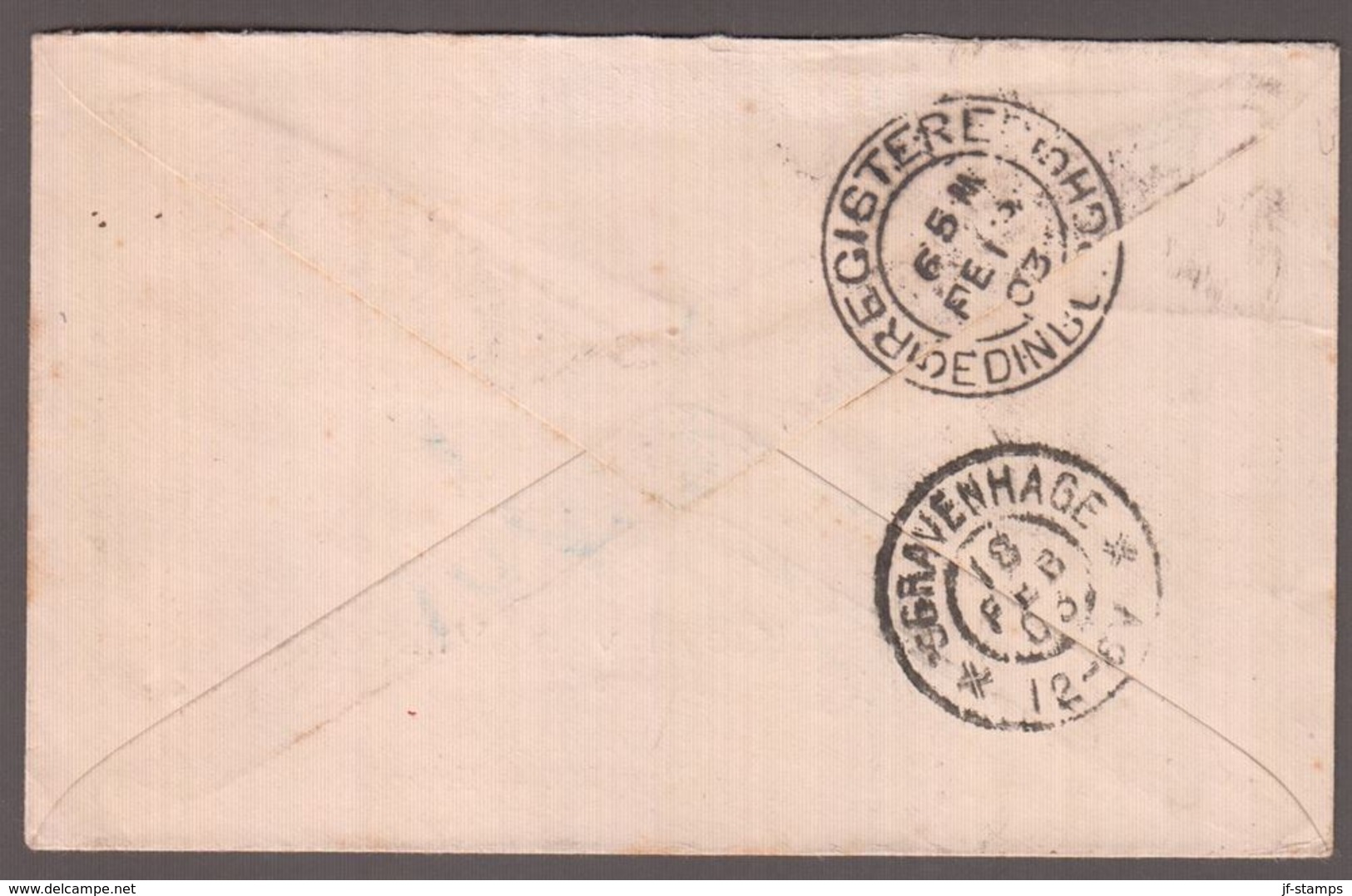 1902. Christian IX. 50 + 10 + 6 + 5 Aur On Beautiful Small Cover From REYKJAVIK To Le... (Michel 44+) - JF136285 - Storia Postale