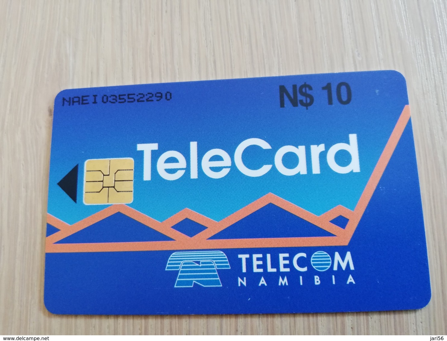 NAMIBIA    $10 BLEU / SERVICE ON DEMAND      Fine Used       **1360** - Namibië