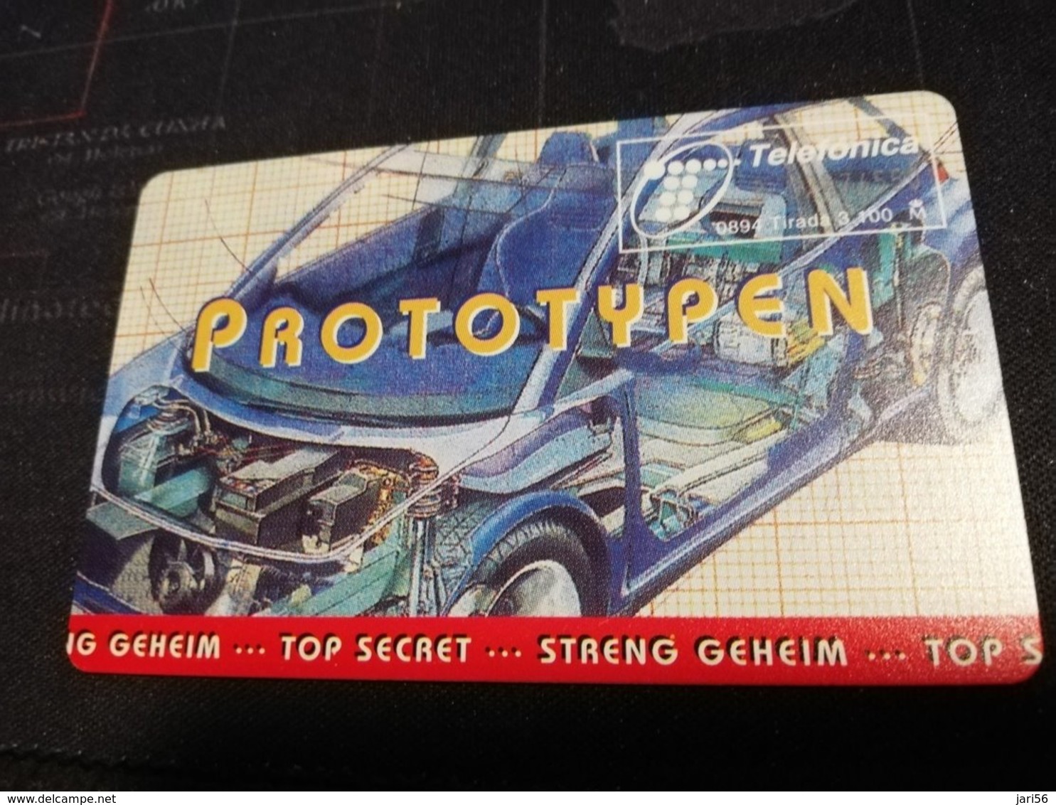 SPAIN/ ESPANA Nice  Fine Used  AUTOMOBILES  CONCEPT 1 CABRIO TIRAGE 4000  CHIP CARD  **1374** - Private Issues