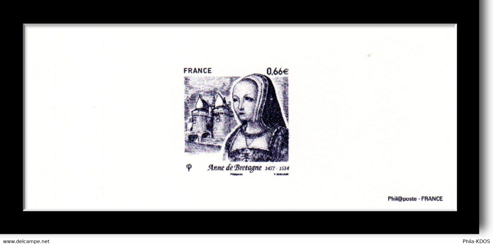 2014 " ANNE DE BRETAGNE " Sur Gravure Officielle. N° YT 4834. Parfait état - Femmes Célèbres