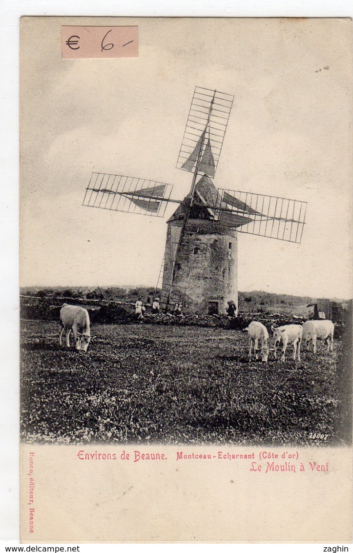 MONTCEAU LES ECHARNANT (côte D'or21) Environ De Beaune Le Moulin à Vent - Other & Unclassified