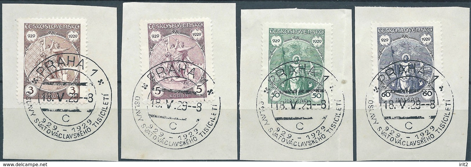 Czechoslovakia CECOSLOVACCHIA.1929 The 1000th Anniversary Of The Death Of Duke Wenzel I,cancellation Of The Day - Other & Unclassified