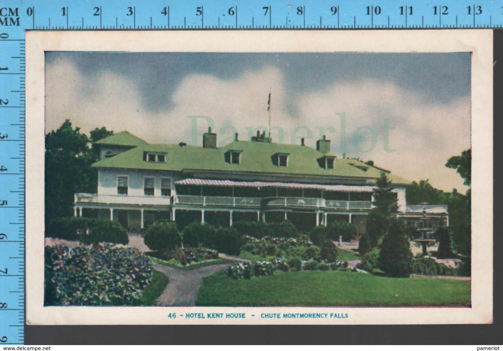 Montmorency Falls - Quebec - Hotel Kent House - Pub. Lorenzo Audet # 46 - Postcard Carte Postale - Québec - Les Rivières