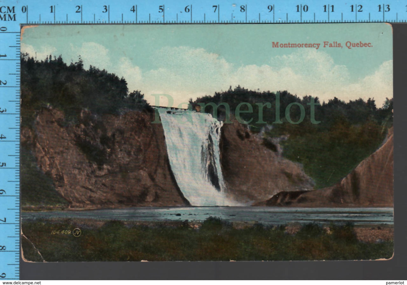 Montmorency Falls - Quebec -Montmorency Falls  - Pub. Valentine & Sons - Postcard Carte Postale - Québec - Les Rivières
