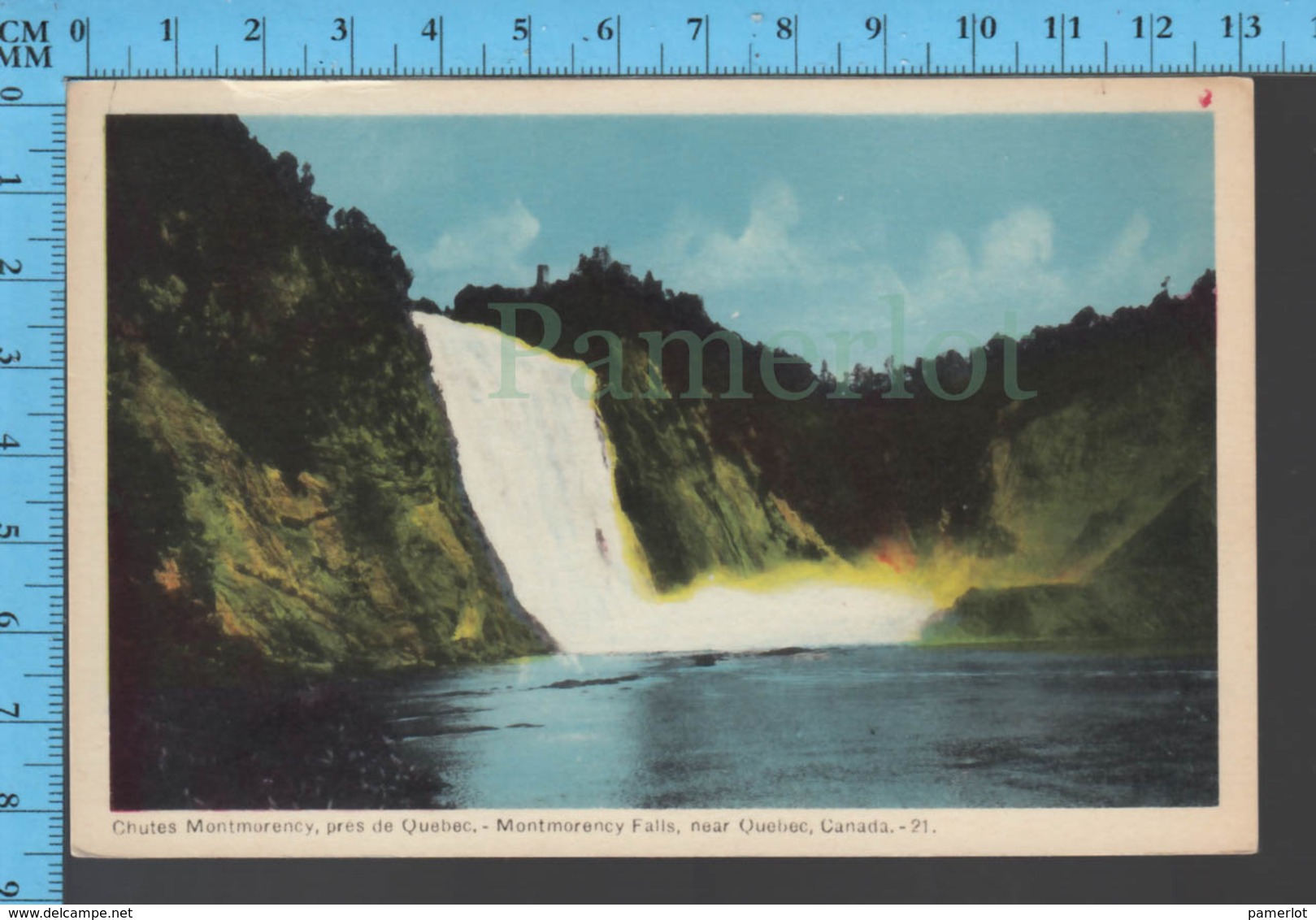 Montmorency Falls - Quebec -Montmorency Falls  - Pub. Peco #21 - Postcard Carte Postale - Québec - Les Rivières