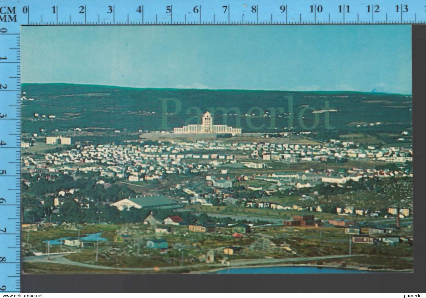 St John - Newfoundland -  Bird's Eye View From Signal Hill - Pub. National Wholesalers - Postvard, Carte Postale - St. John's