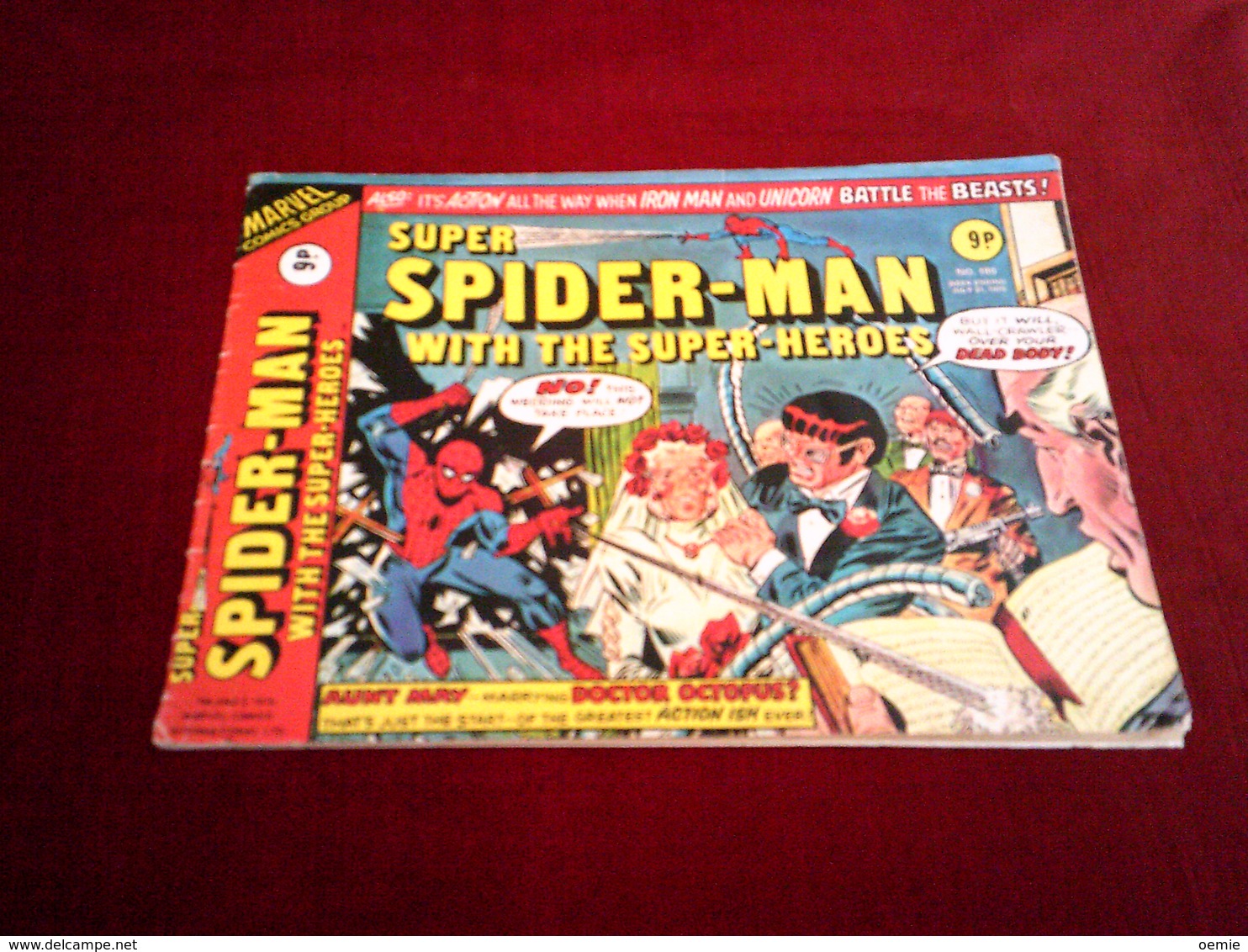 SUPER  SPIDER  MAN  WITH THE SUPER HEROES  N° 180  (1976 ) - Marvel