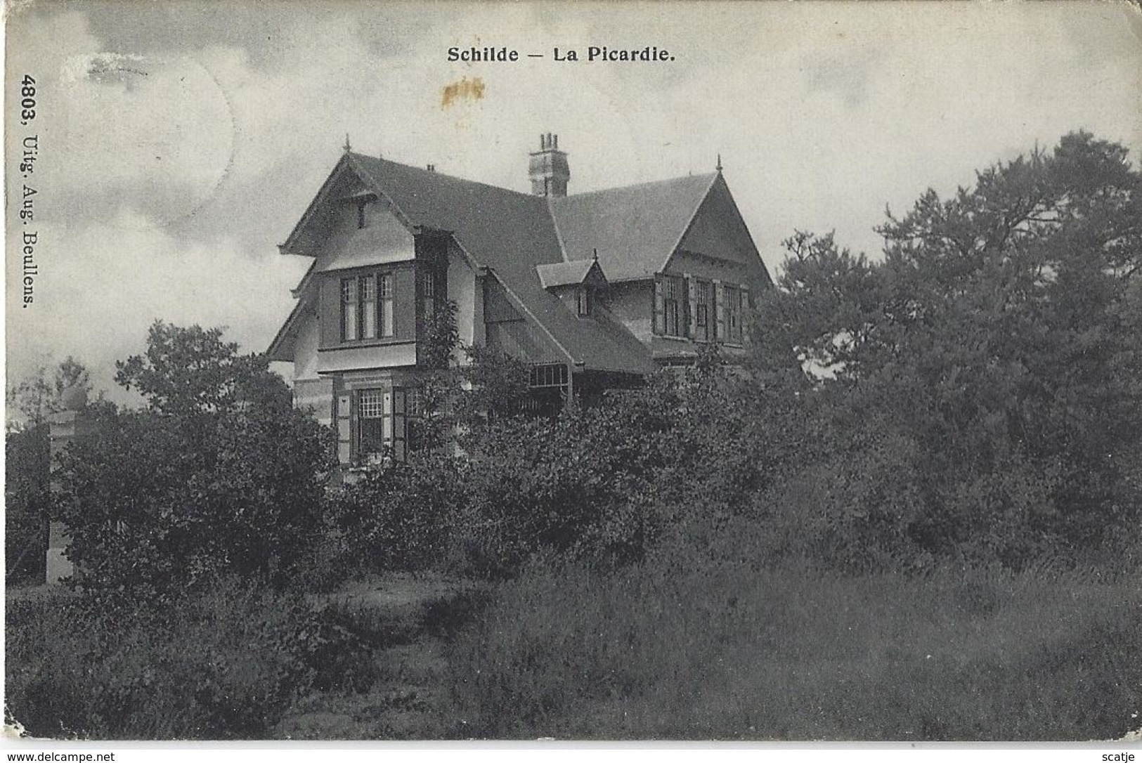 Schilde   -   La Picardie.   -    1910   Naar   Blankenberghe - Schilde