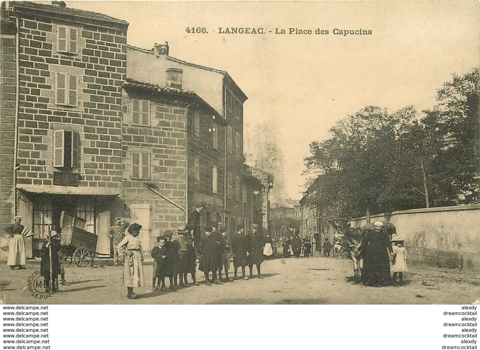 WW 43 LANGEAC. Animation Place Des Capucins 1914 - Langeac