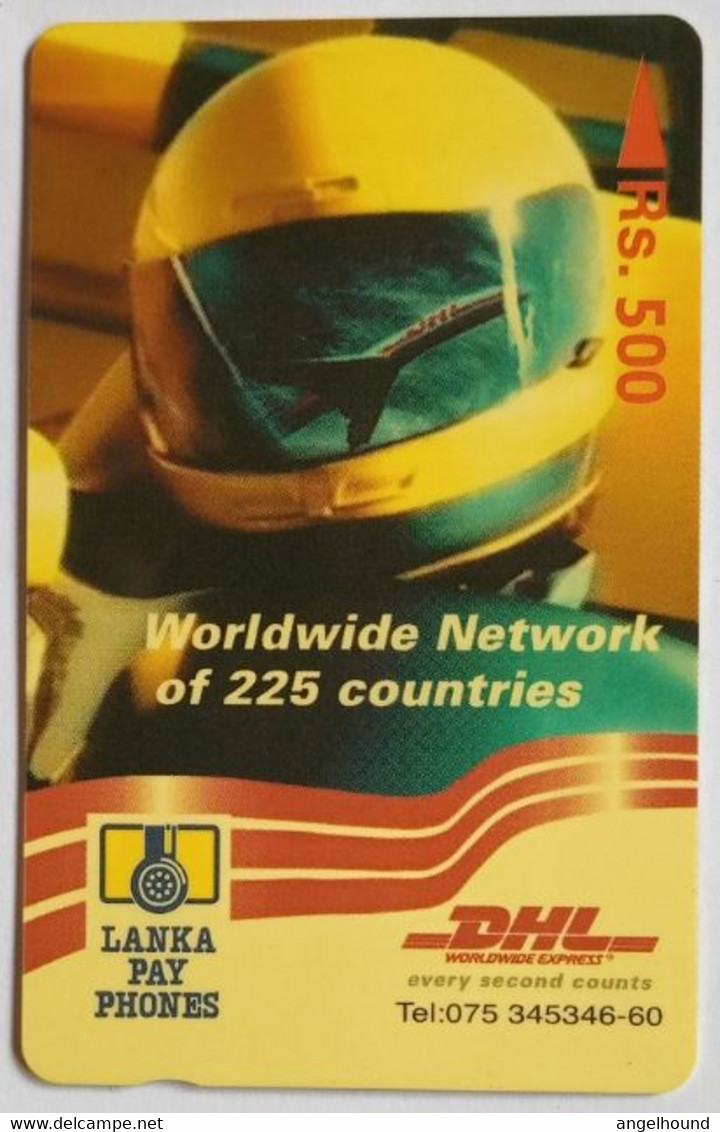 Sri Lanka Rs 500, 37SLRC DHL Worldwide Network - Sri Lanka (Ceylon)