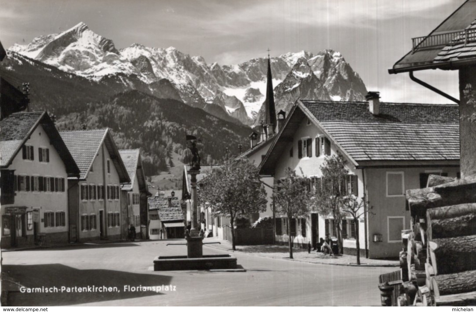 CPSM   AUTRICHE---GARMISCH-PARTENKIRCHEN; FLORIANSPLATZ - Gaming