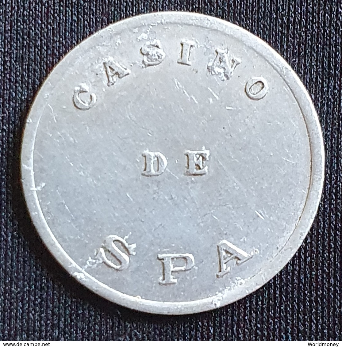 Belgium - Belgique - 1 Franc Token From Spa Casino - Jeton De 1 Franc Du Casino De Spa - Casino