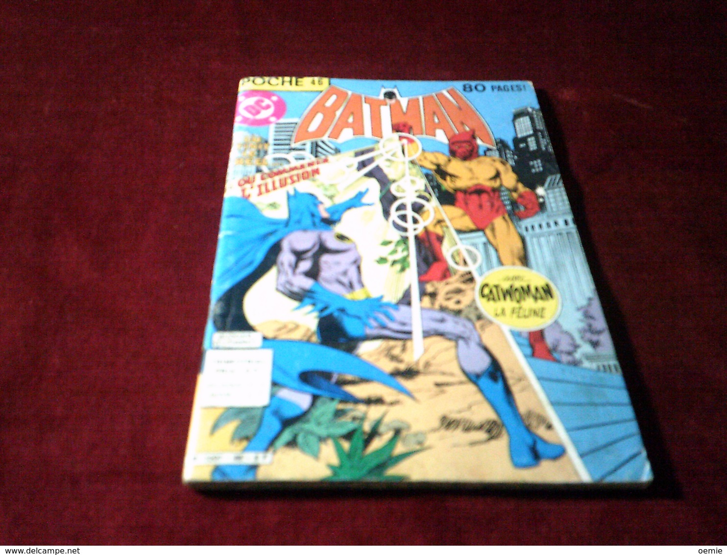 BATMAN  N° 46   AVEC CATWOMAN LA FELINE   (1983 ) - Batman