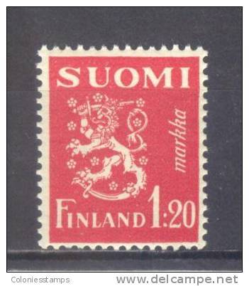 (SA0336) FINLAND, 1930 (Arms Of Finland, 1.20m., Crimson). Mi # 151. MNH** Stamp - Neufs