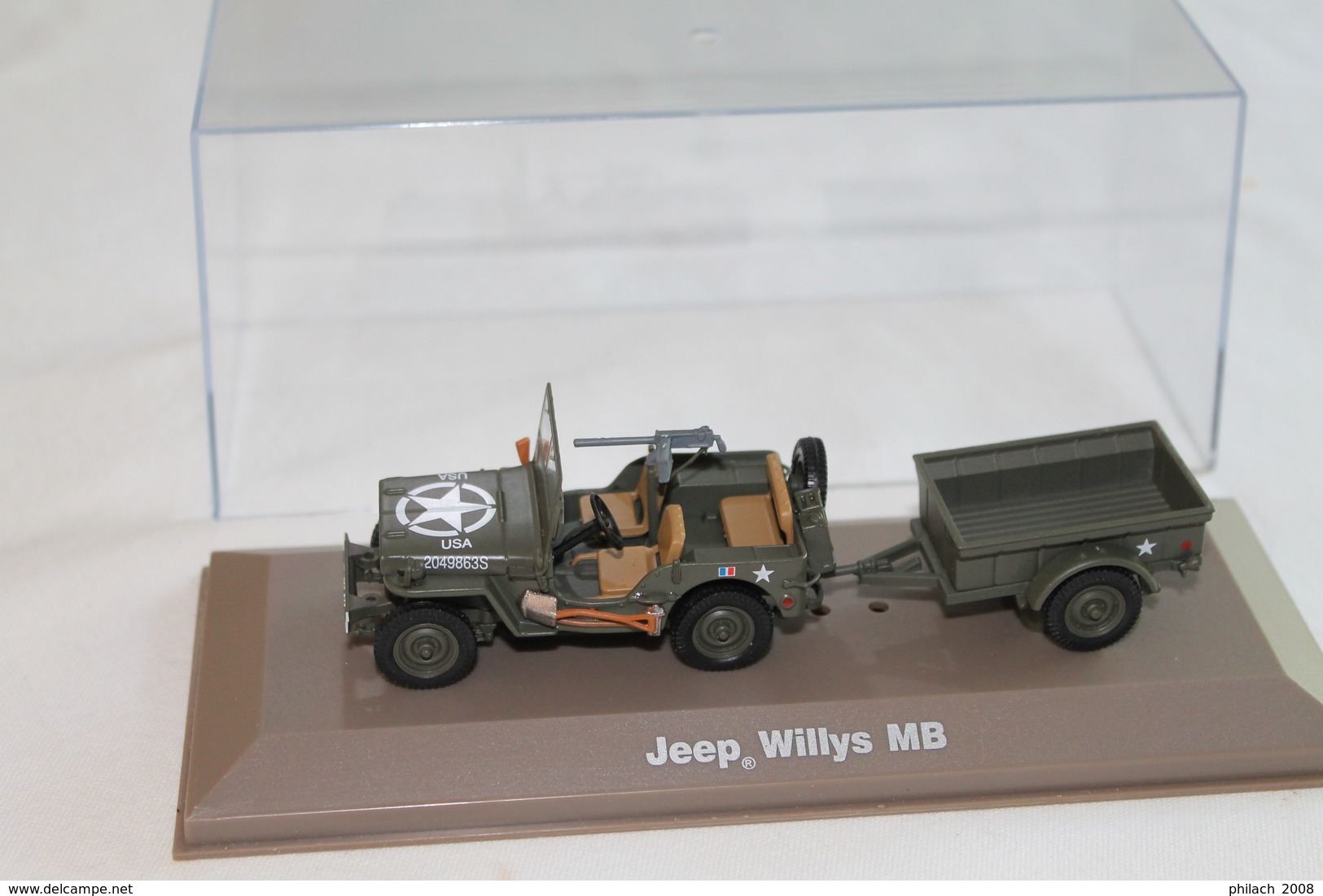 JEEP US AVEC REMORQUE - Militari