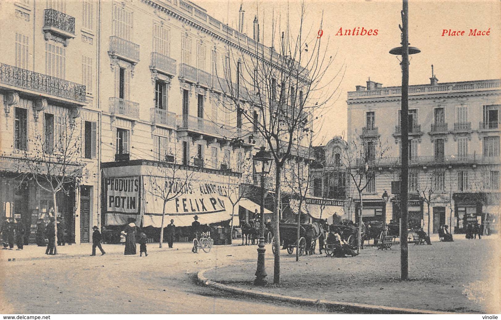 20-5944 : ANTIBES. PLACE MACE MAGASIN FELIX POTIN - Otros & Sin Clasificación