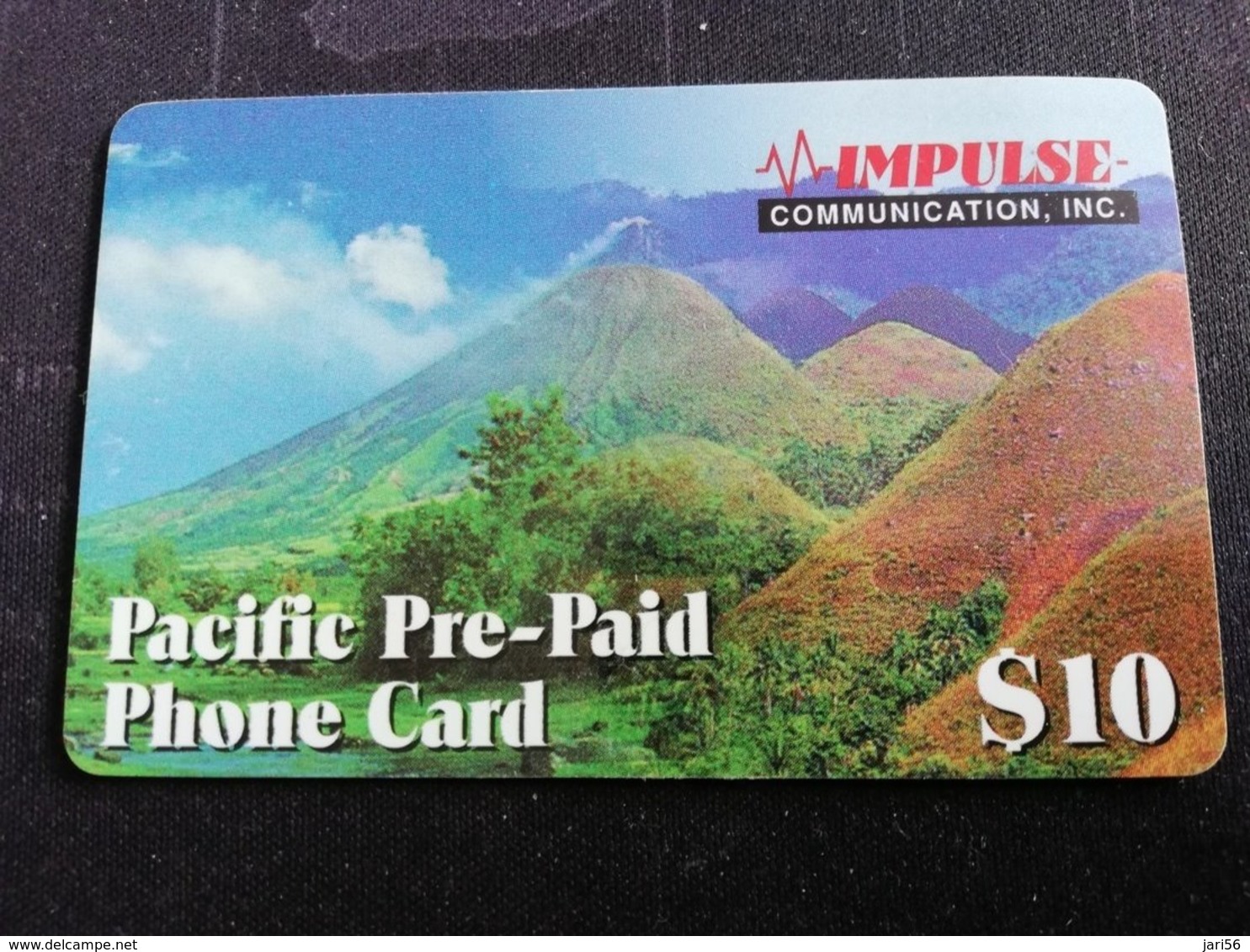 PACIFIC PRE PAID PHONE CARD, IMPULSE  -  $10 UNITS USED  ** 1385** - Other - Oceanie